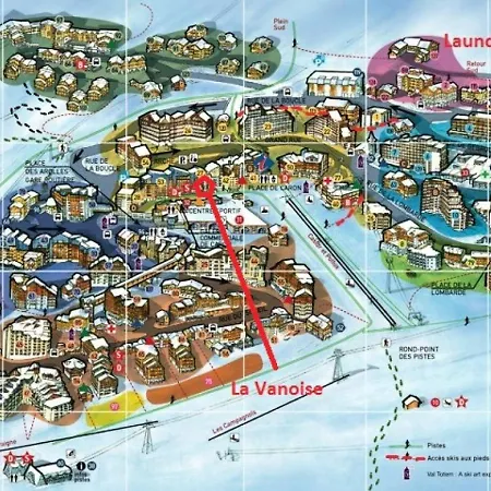 Vanoise - Location: Pour 4 En Plein Centre De La Station Mae-9107 아파트 *