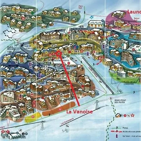 アパート Vanoise - Location: Pour 4 En Plein Centre De La Station Mae-9107 *